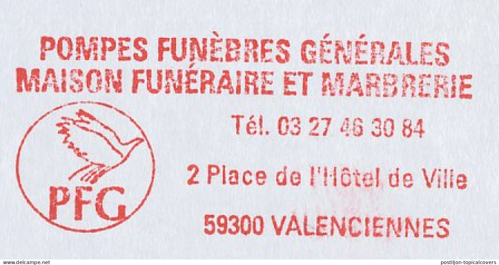 Meter Cover France 2002 Funeral Director  - Unclassified