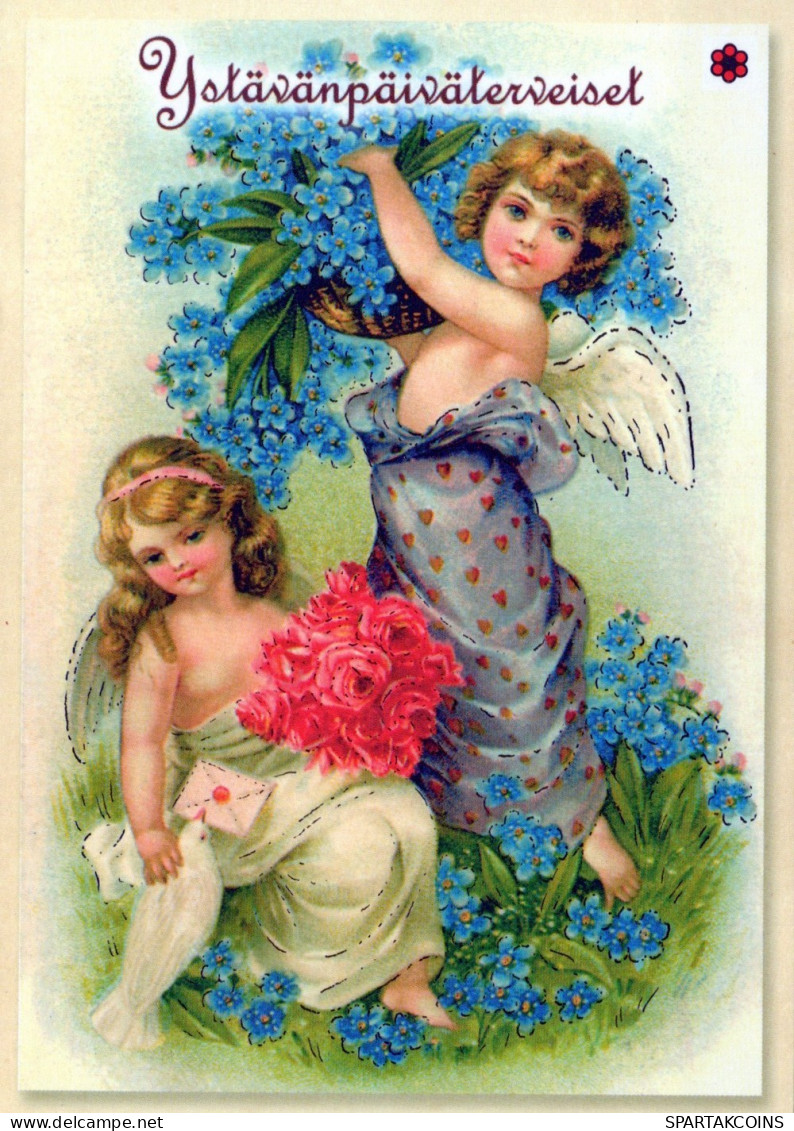 ENGEL WEIHNACHTSFERIEN Feiern & Feste Vintage Ansichtskarte Postkarte CPSM #PAJ097.DE - Anges