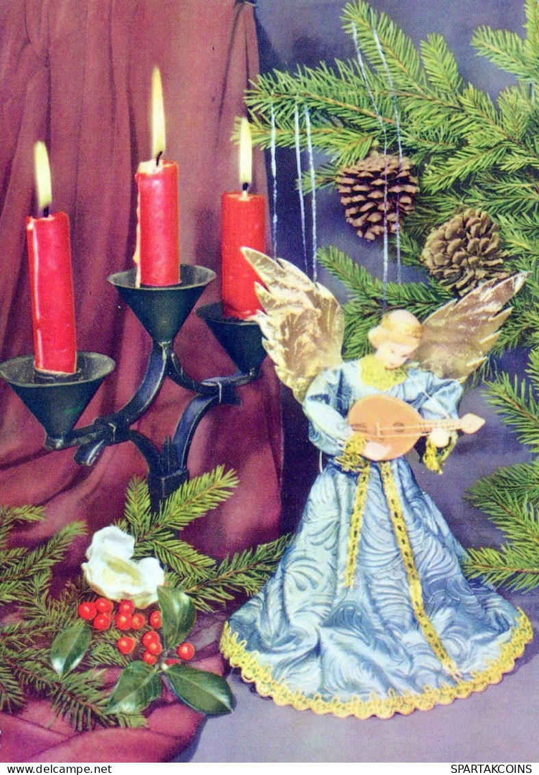 ENGEL WEIHNACHTSFERIEN Feiern & Feste Vintage Ansichtskarte Postkarte CPSM #PAJ294.DE - Anges