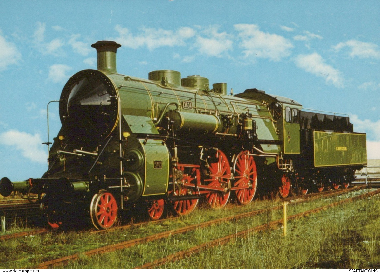 ZUG Schienenverkehr Eisenbahnen Vintage Ansichtskarte Postkarte CPSM #PAA967.DE - Trains