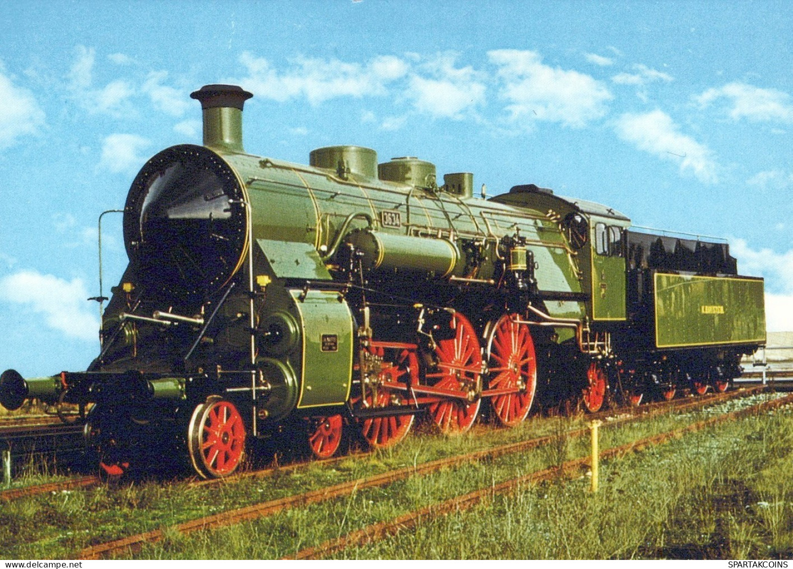 ZUG Schienenverkehr Eisenbahnen Vintage Ansichtskarte Postkarte CPSM #PAA967.DE - Trains