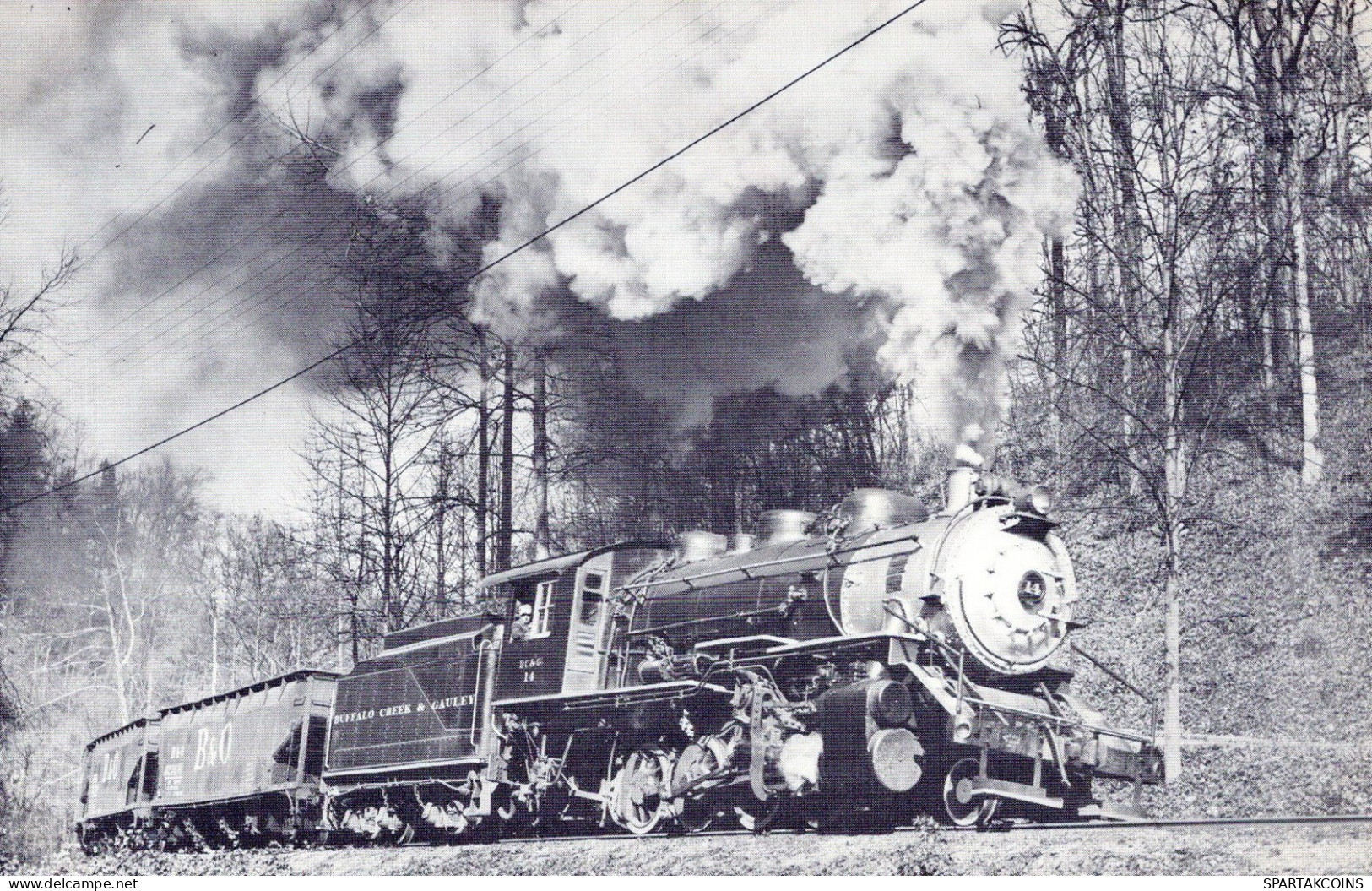 ZUG Schienenverkehr Eisenbahnen Vintage Ansichtskarte Postkarte CPSMF #PAA422.DE - Trains