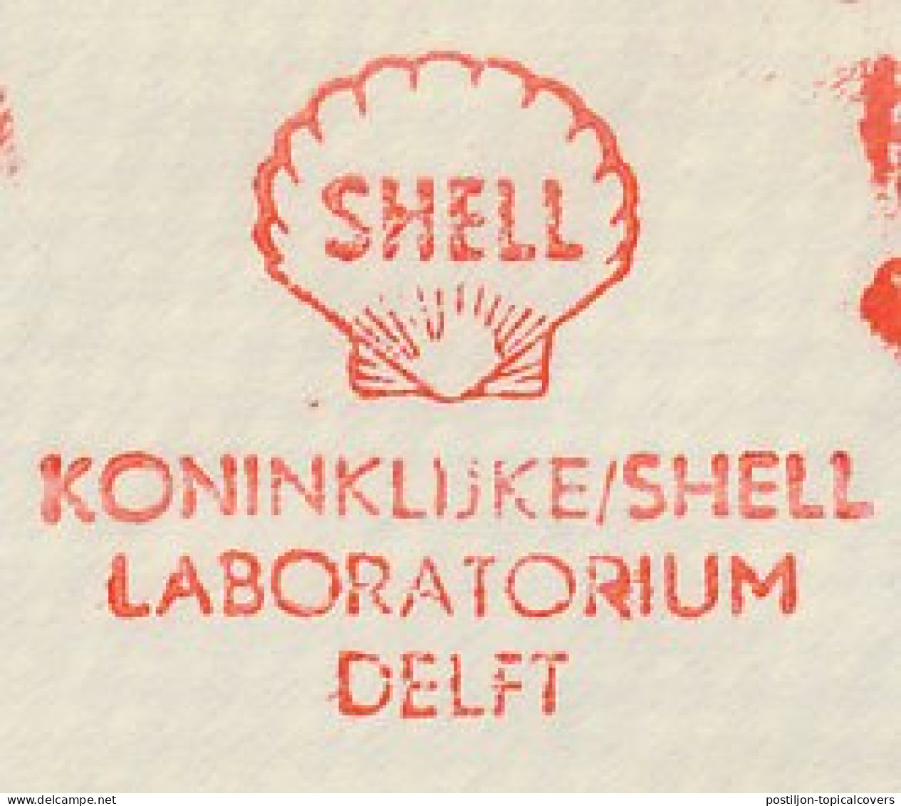Meter Cut Netherlands 1957 Shell - Oil - Other & Unclassified