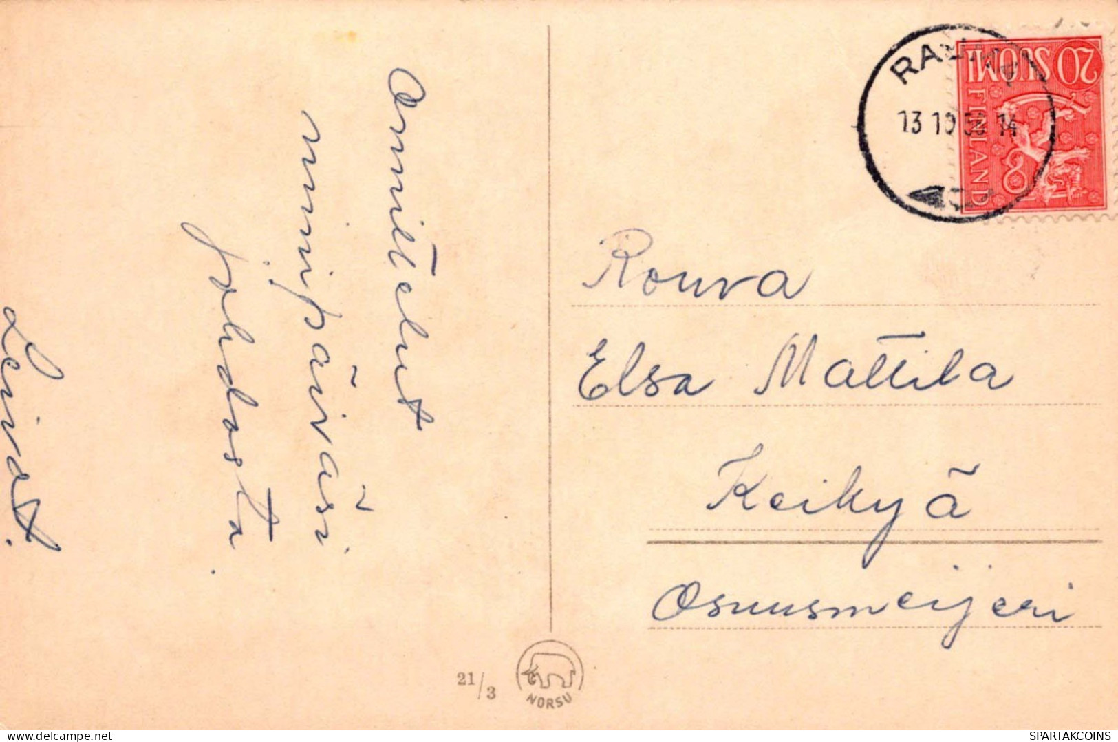 FLORES Vintage Tarjeta Postal CPA #PKE576.ES - Bloemen