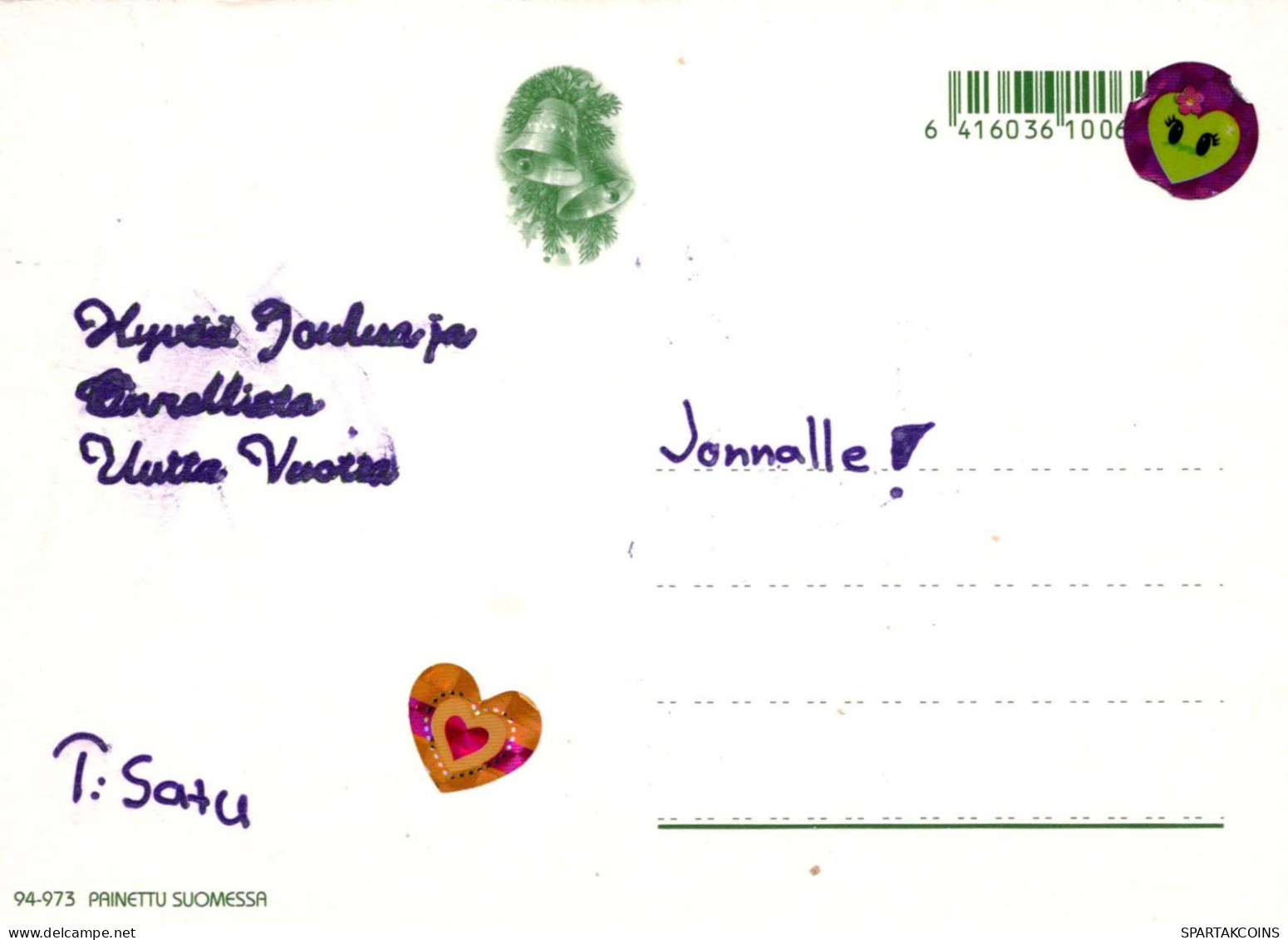 PÁJARO Animales Vintage Tarjeta Postal CPSM #PBR511.ES - Vögel