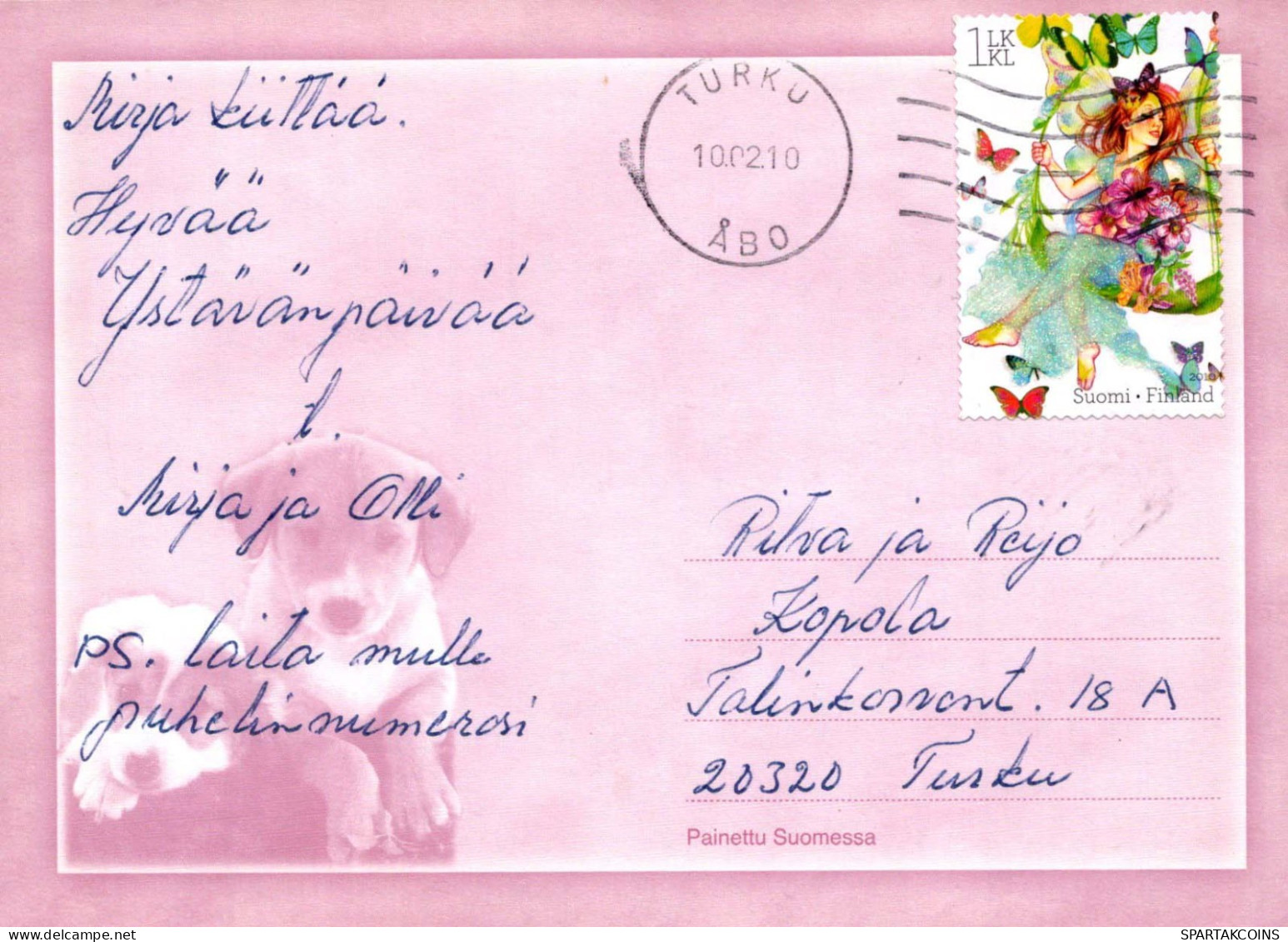 PERRO Animales Vintage Tarjeta Postal CPSM #PBQ671.ES - Chiens