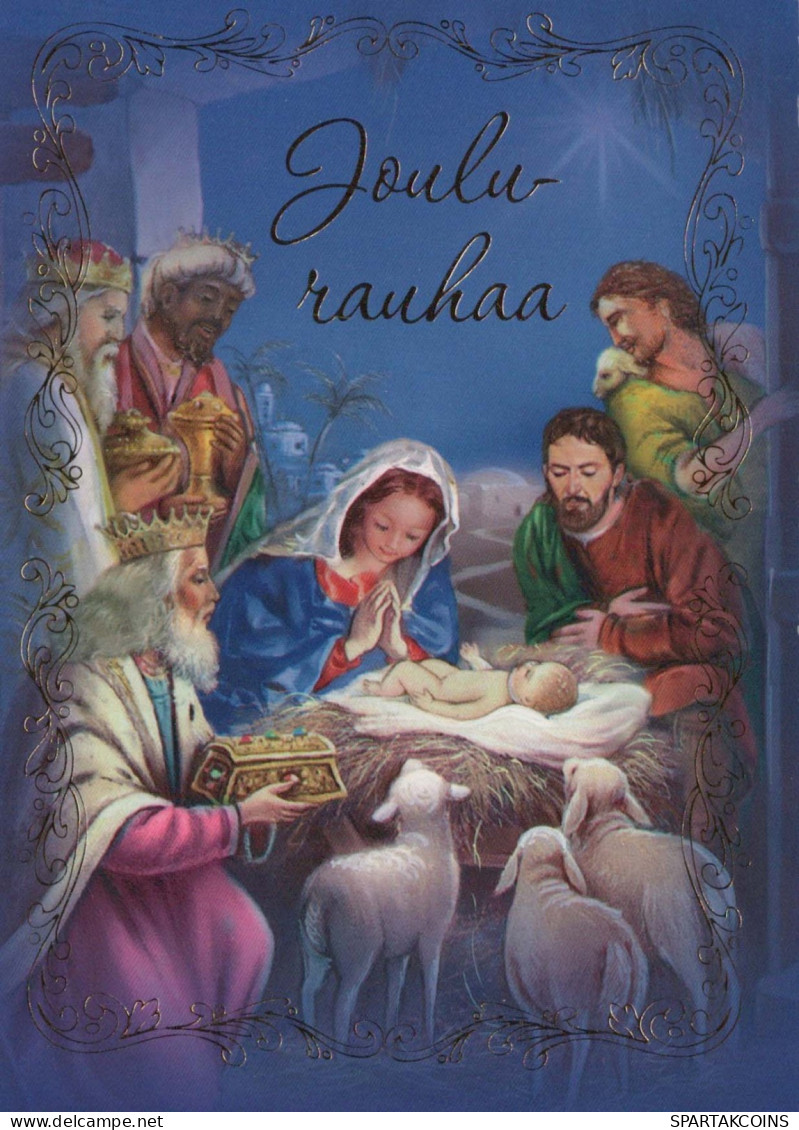 Virgen María Virgen Niño JESÚS Religión Vintage Tarjeta Postal CPSM #PBQ082.ES - Vierge Marie & Madones