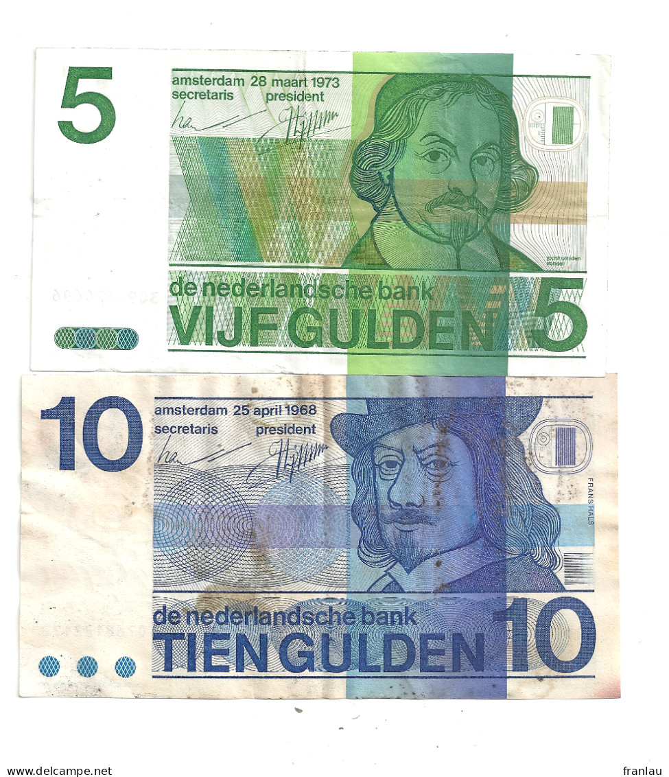 Pays Bas 5+10 Gulden - Andere & Zonder Classificatie