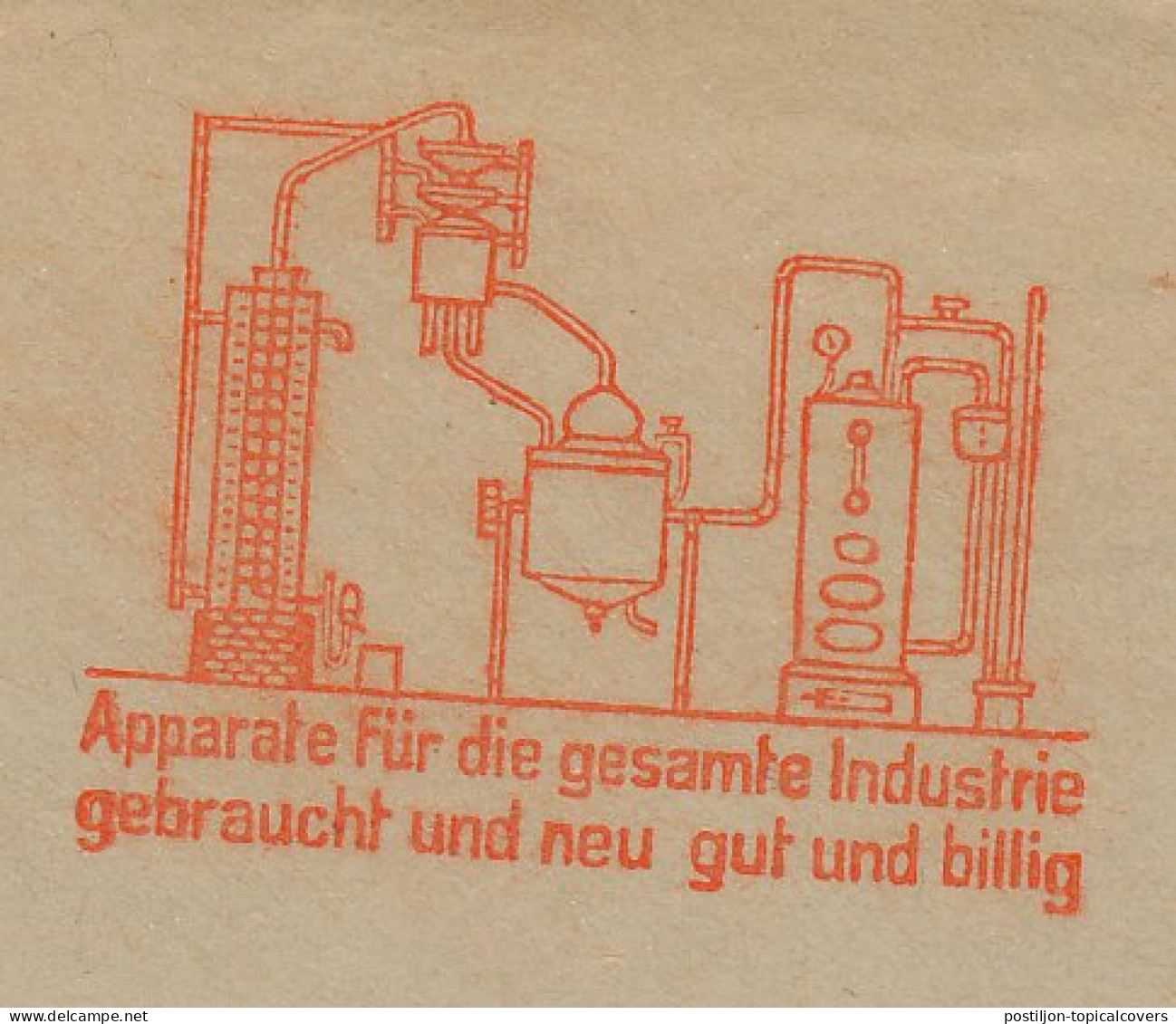 Meter Cover Germany 1935 Industrial Device - Fabbriche E Imprese