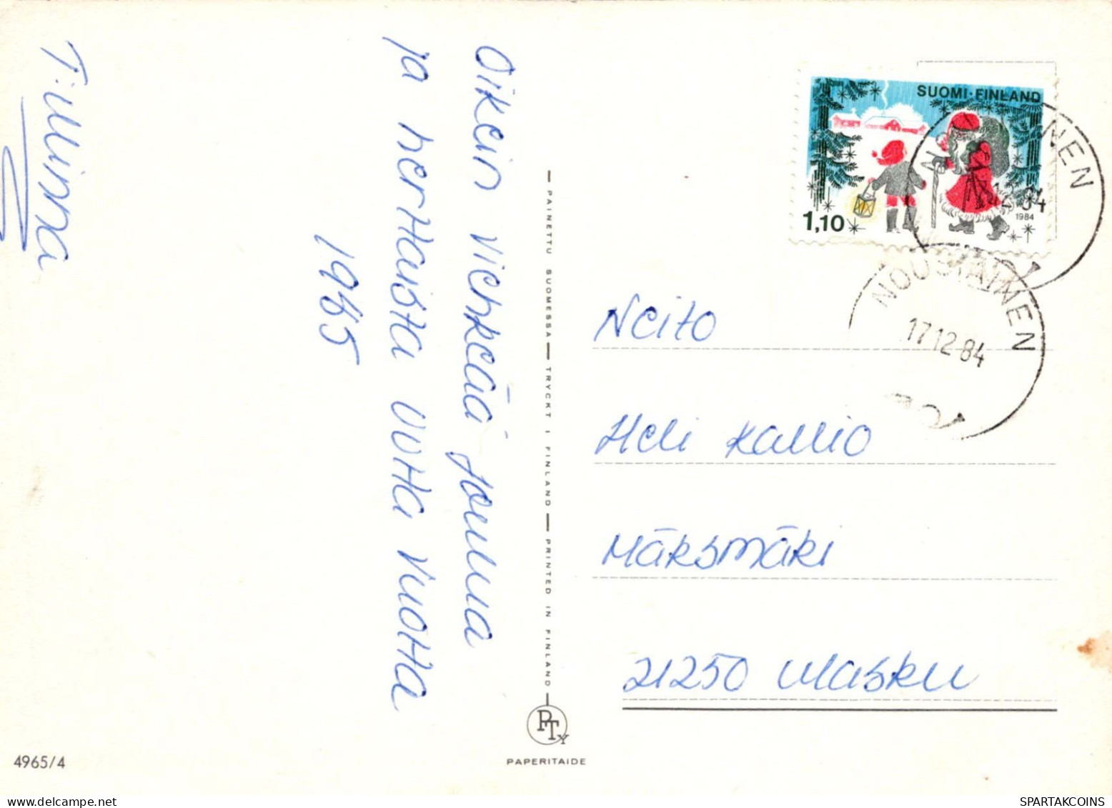 NIÑOS Escena Paisaje Niño JESÚS Vintage Tarjeta Postal CPSM #PBB535.ES - Scènes & Paysages