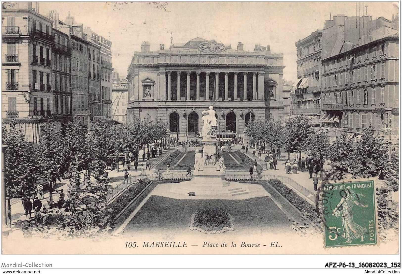 AFZP6-13-0508 - MARSEILLE - Place De La Bourse  - Monuments