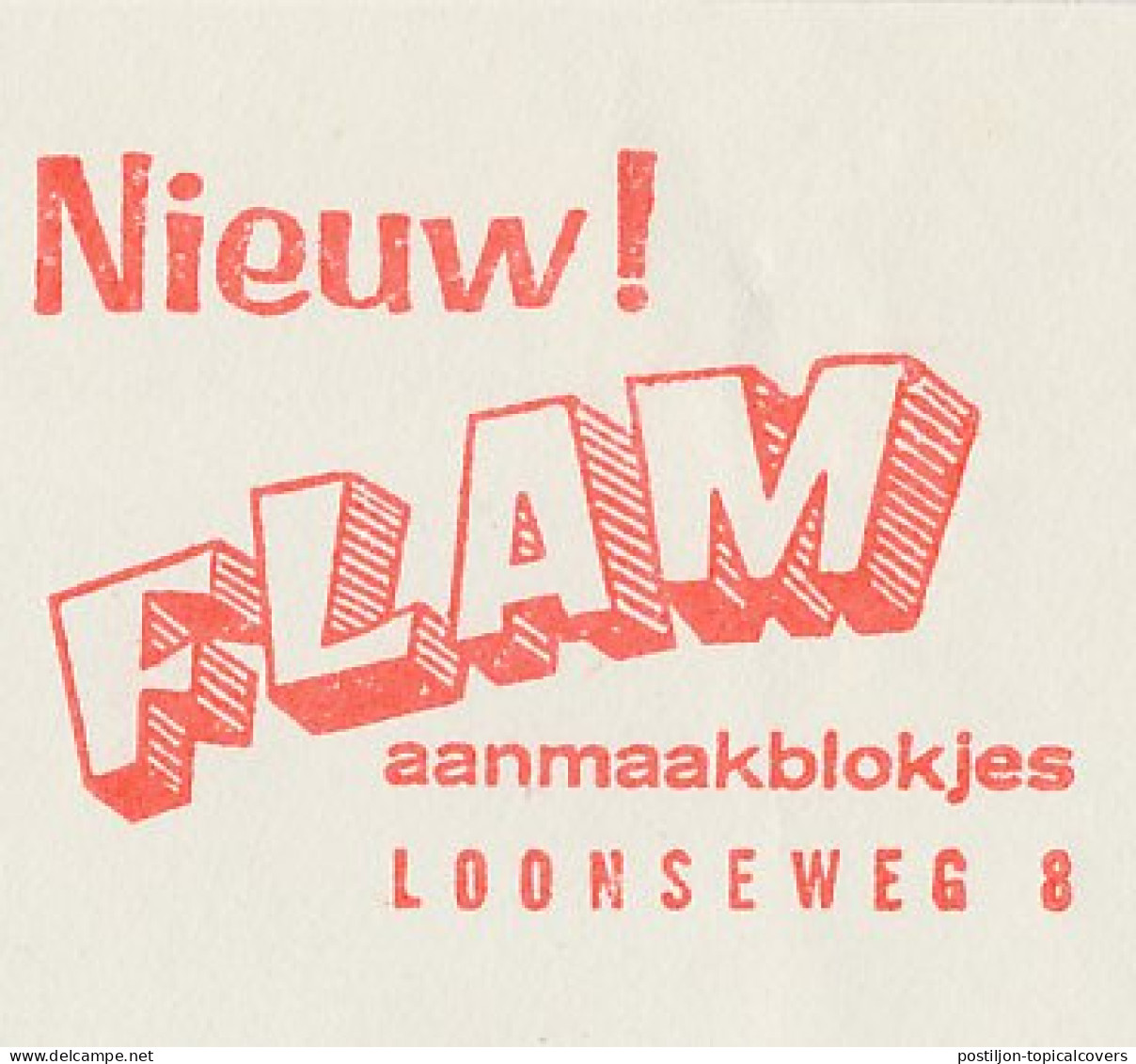 Meter Cover Netherlands 1965 Fire Lighters - Flam - Bell Fires - Hapert - Other & Unclassified