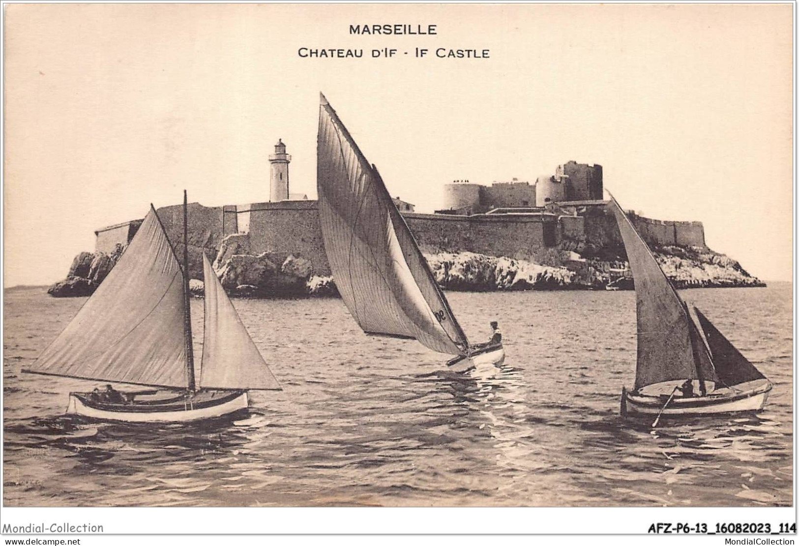 AFZP6-13-0489 - MARSEILLE - Château D'if - Château D'If, Frioul, Iles ...