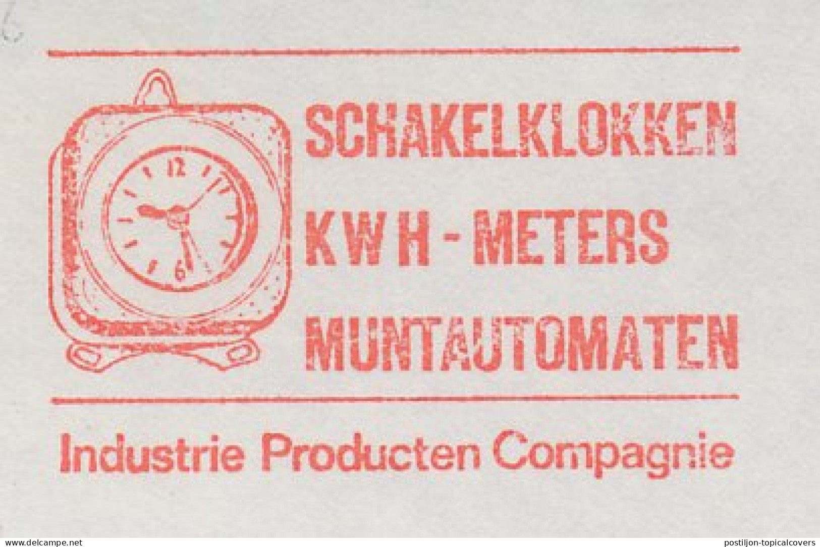 Meter Cut Netherlands 1972 Time Switch - Clocks