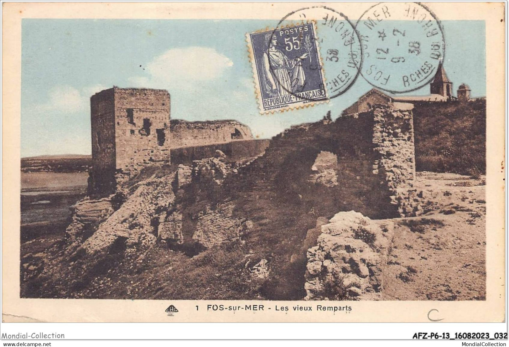 AFZP6-13-0448 - FOS-sur-MER - Les Vieux Remparts - Istres