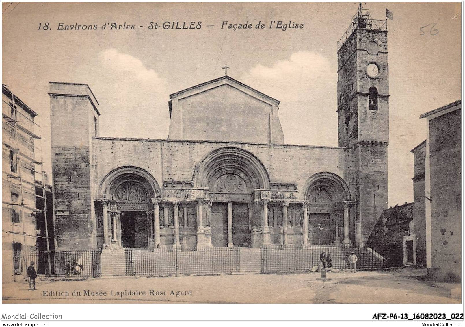 AFZP6-13-0443 - Environs D'ARLES - St-gilles - Façade De L'église - Arles