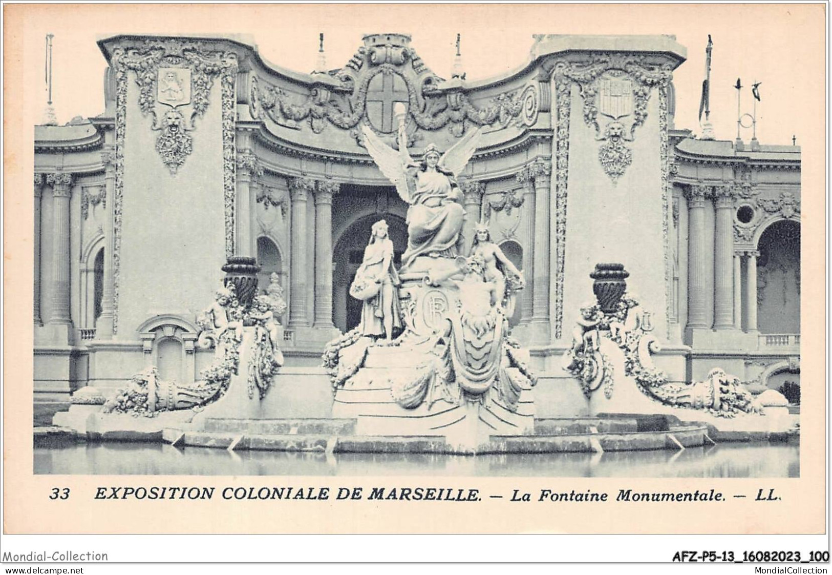 AFZP5-13-0397 - Exposition Coloniale De - MARSEILLE - La Fontaine Monumentale - Expositions Coloniales 1906 - 1922