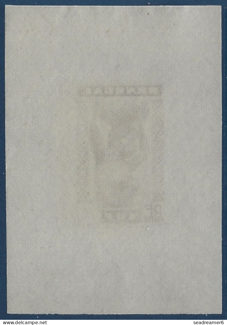 SENEGAL 1938 Epreuve De Couleur Violette & Sans Valeur Sur Papier De Chine RARE - Other & Unclassified