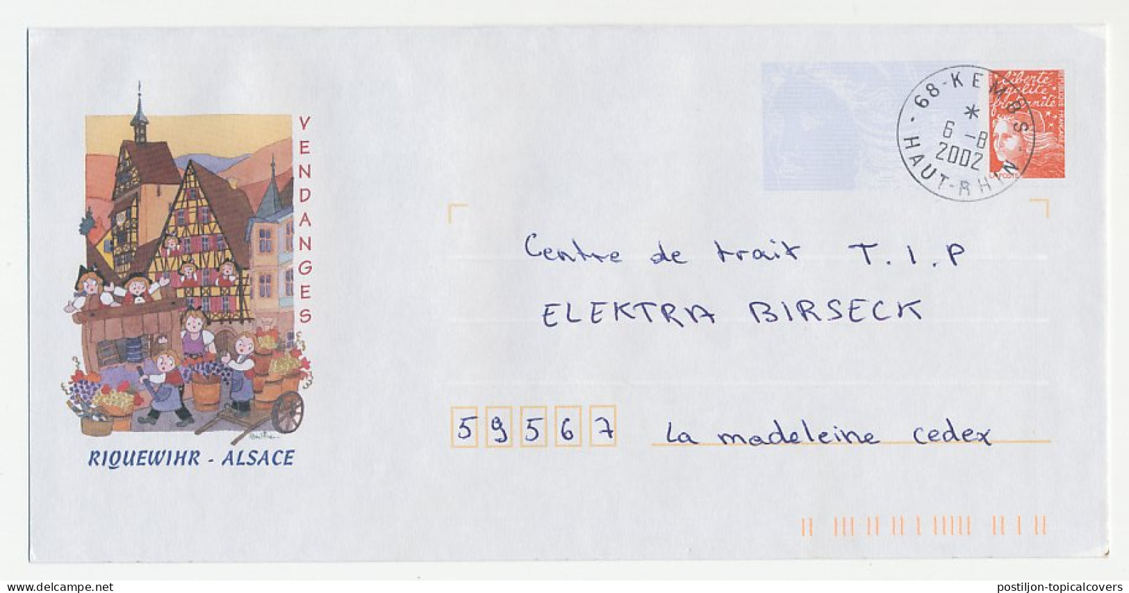 Postal Stationery / PAP France 2002 Wine - Vintage - Vins & Alcools