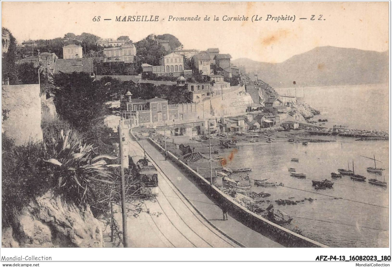 AFZP4-13-0344 - MARSEILLE - Promenade De La Corniche - Le Prophète  - Endoume, Roucas, Corniche, Stranden