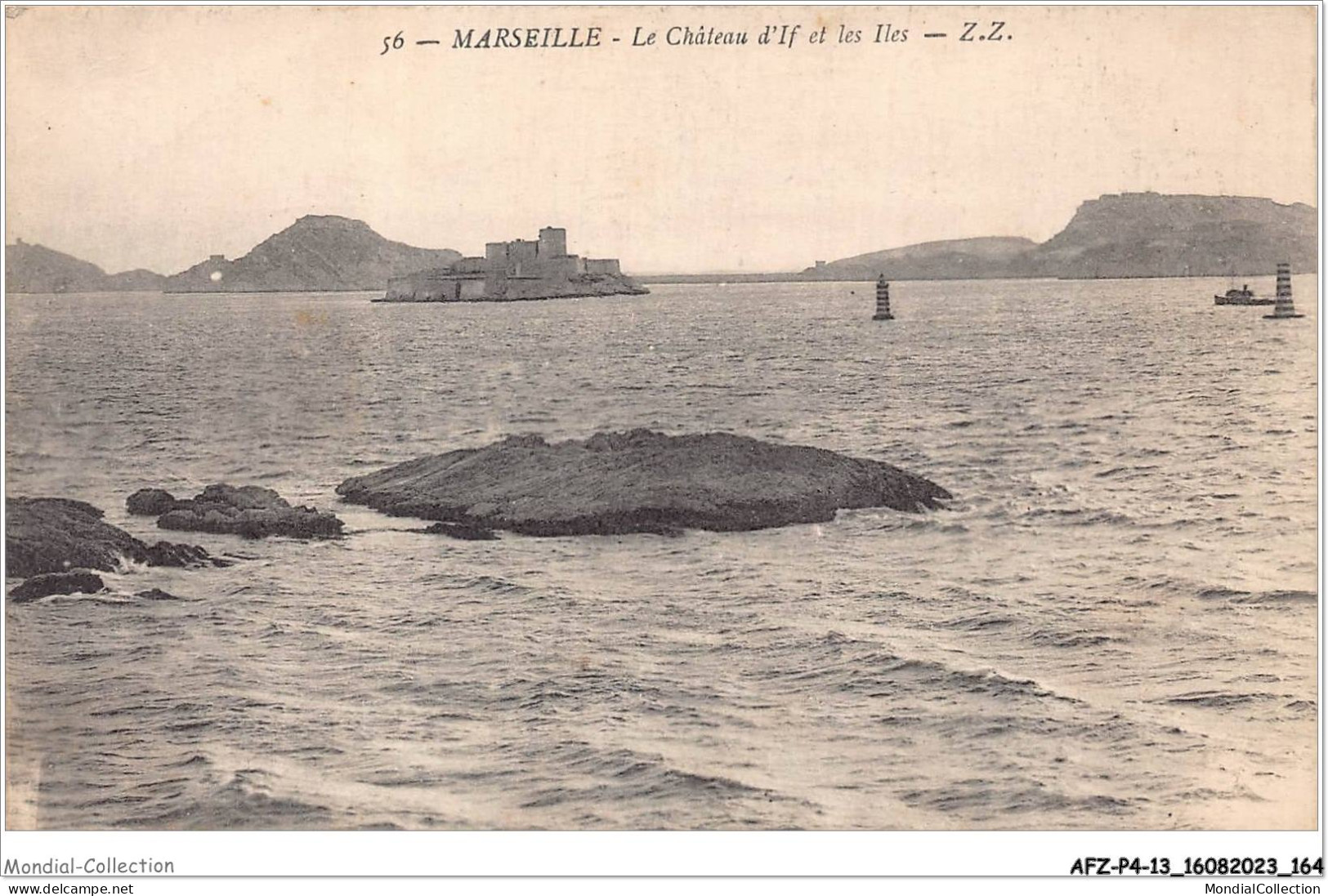 AFZP4-13-0336 - MARSEILLE - Le Château D'if Et Les îles  - Festung (Château D'If), Frioul, Inseln...