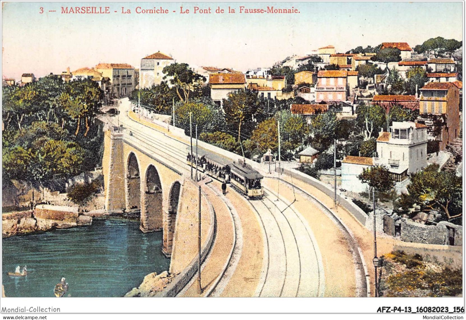AFZP4-13-0332 - MARSEILLE - La Corniche - Le Pont De La Fausse-monnaie - Endoume, Roucas, Corniche, Strände
