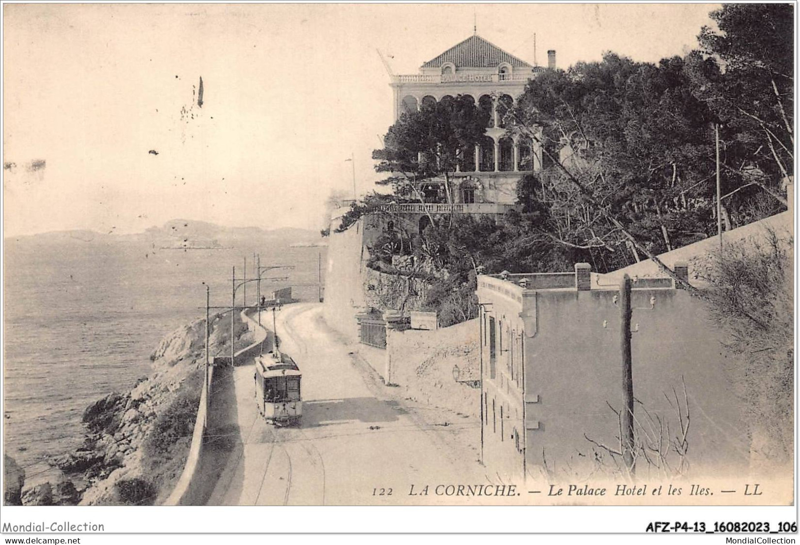 AFZP4-13-0307 - LA CORNICHE - Le Palace Hôtel Et Les îles - Endoume, Roucas, Corniche, Strände