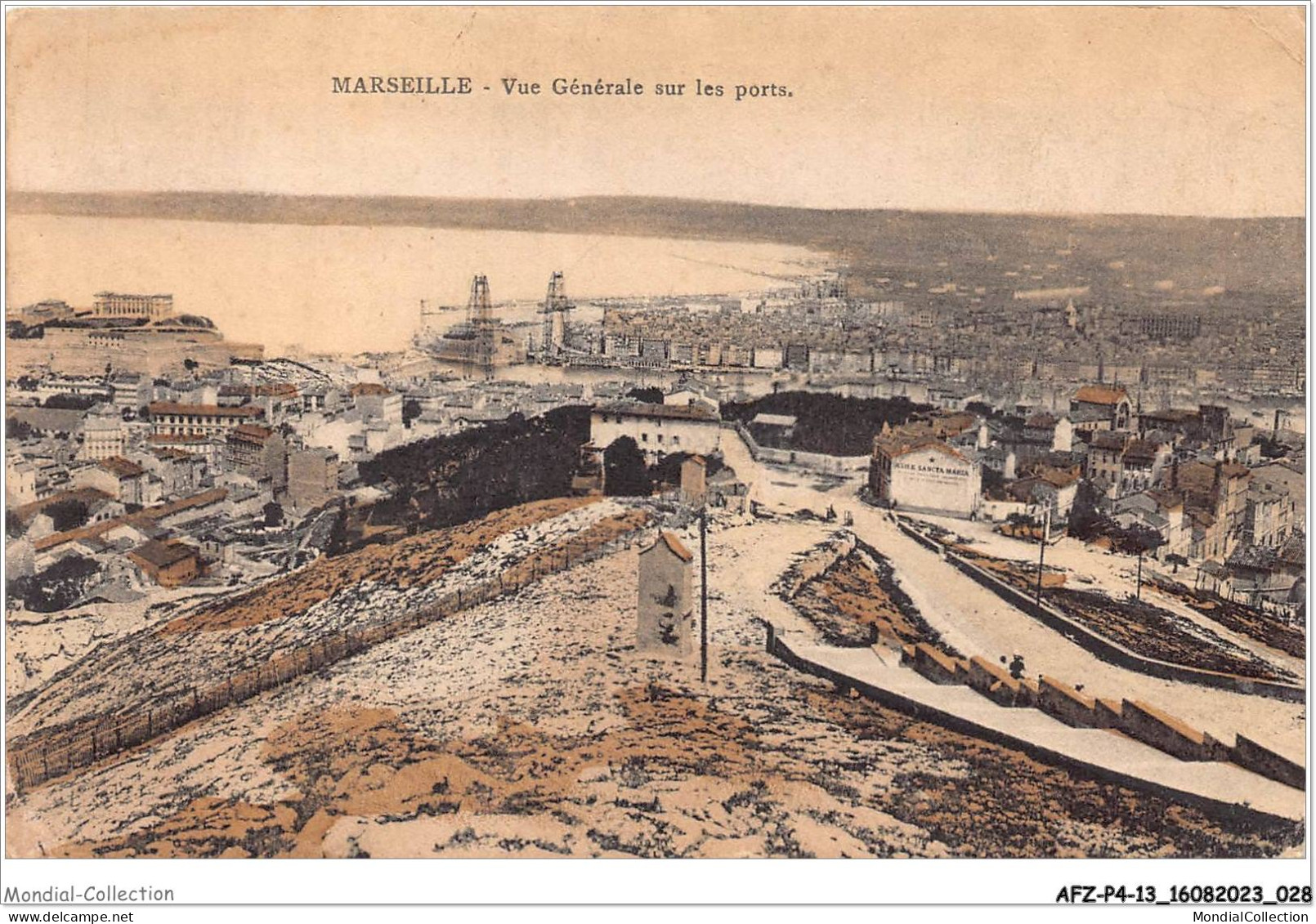 AFZP4-13-0268 - MARSEILLE - Vue Générale Sur Les Ports - Non Classés