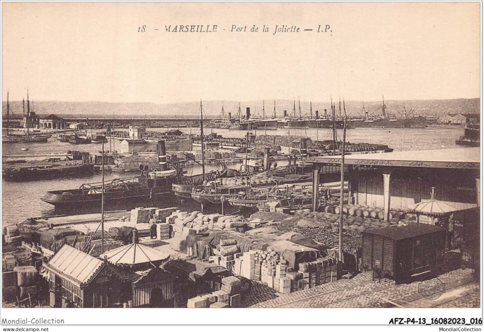 AFZP4-13-0262 - MARSEILLE - Port De La Joliette - Joliette, Zone Portuaire