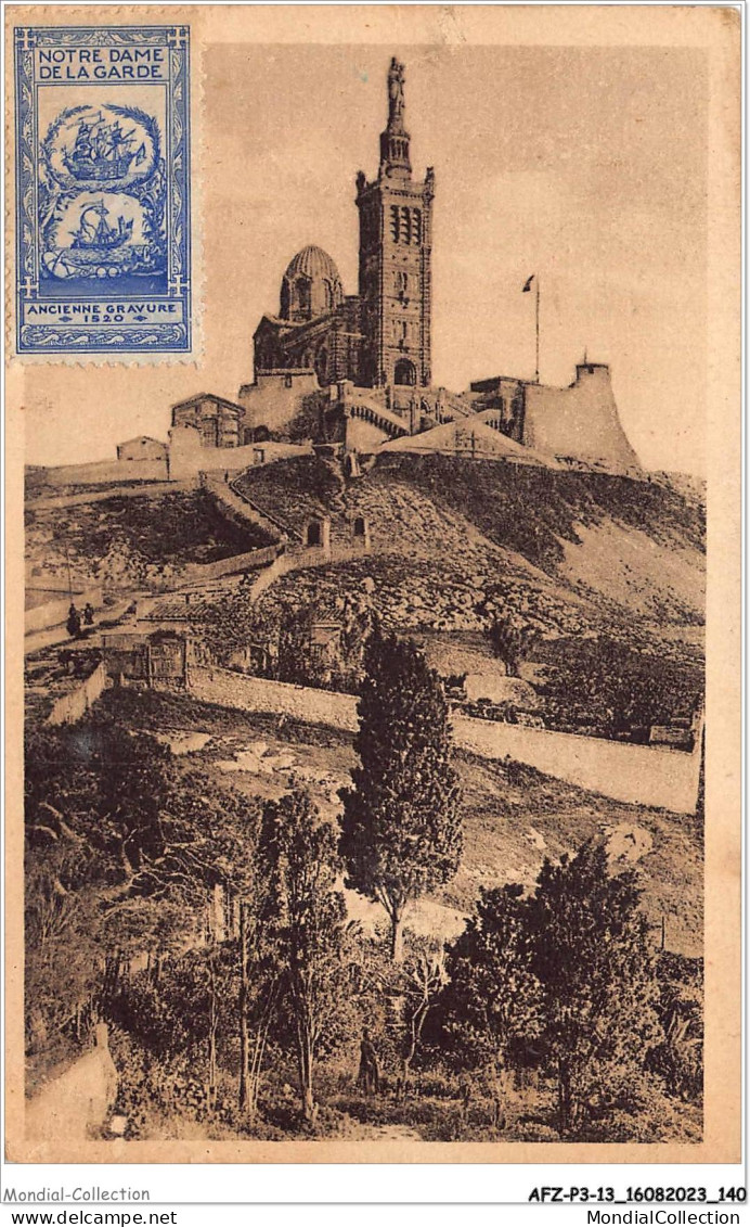 AFZP3-13-0244 - MARSEILLE - Notre-dame De La Garde - Notre-Dame De La Garde, Funicular Y Virgen