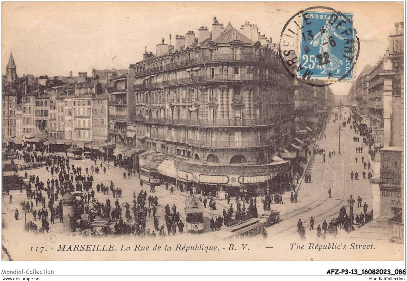 AFZP3-13-0217 - MARSEILLE - La Rue De La République  - Canebière, Centre Ville