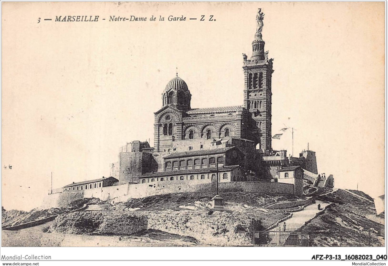 AFZP3-13-0194 - MARSEILLE - Notre-dame De La Garde  - Notre-Dame De La Garde, Ascenseur