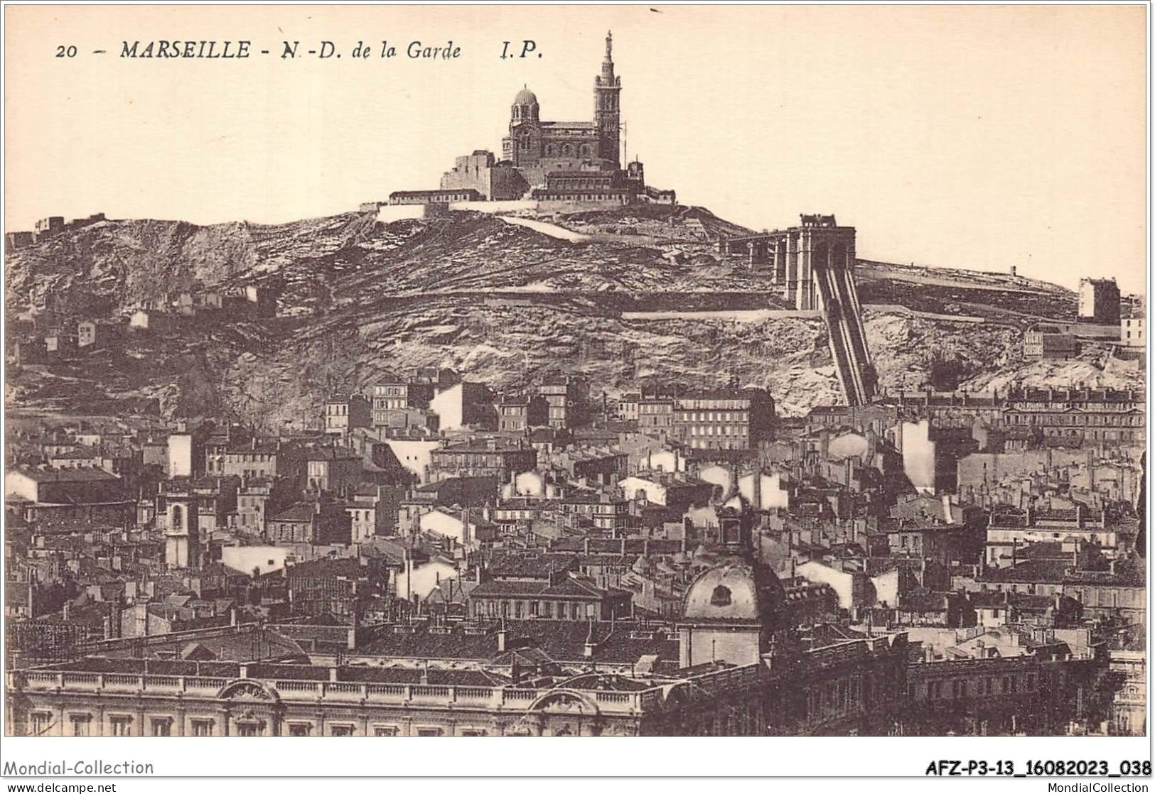 AFZP3-13-0193 - MARSEILLE - Notre-dame De La Garde  - Notre-Dame De La Garde, Ascenseur