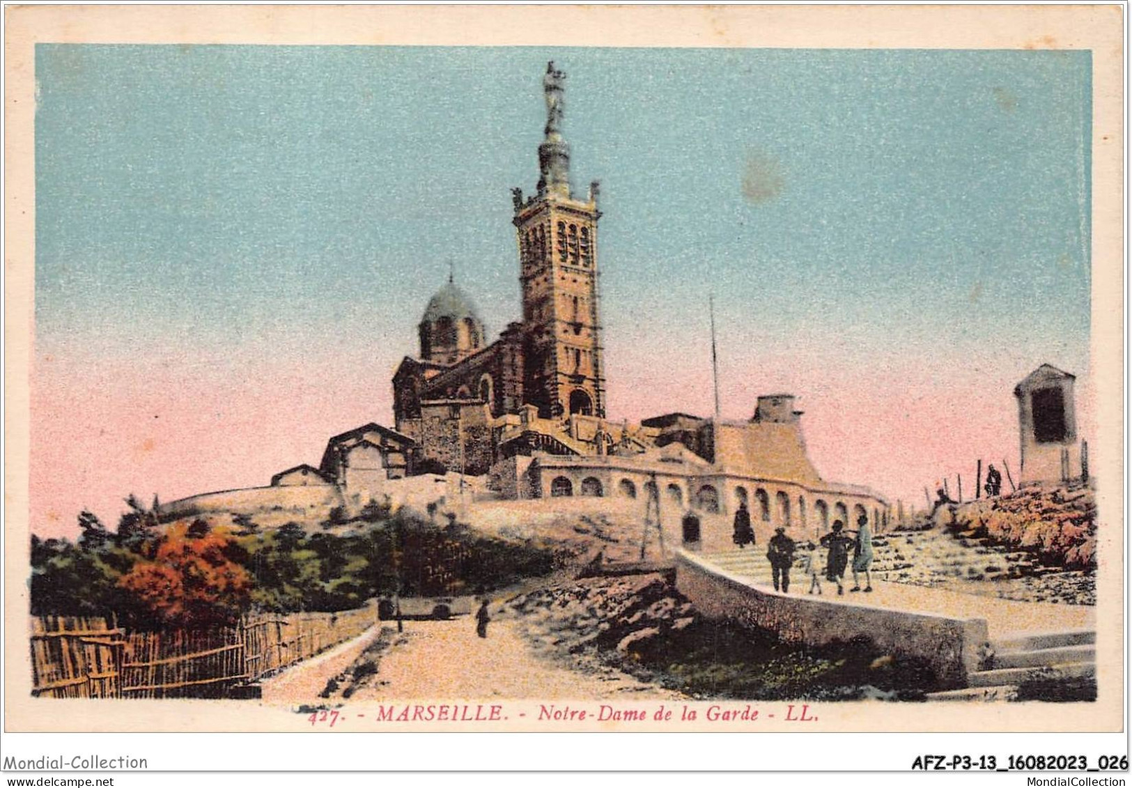 AFZP3-13-0187 - MARSEILLE - Notre-dame De La Garde - Notre-Dame De La Garde, Funicular Y Virgen