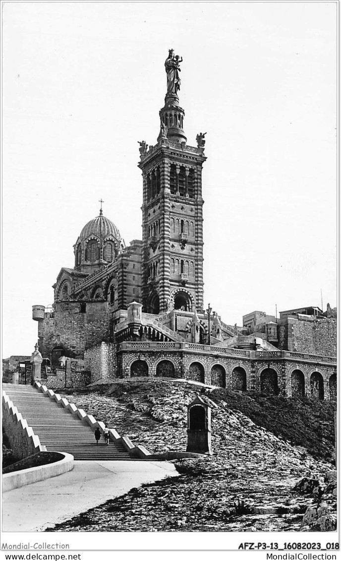 AFZP3-13-0183 - MARSEILLE - Notre-dame De La Garde - Notre-Dame De La Garde, Lift En De Heilige Maagd