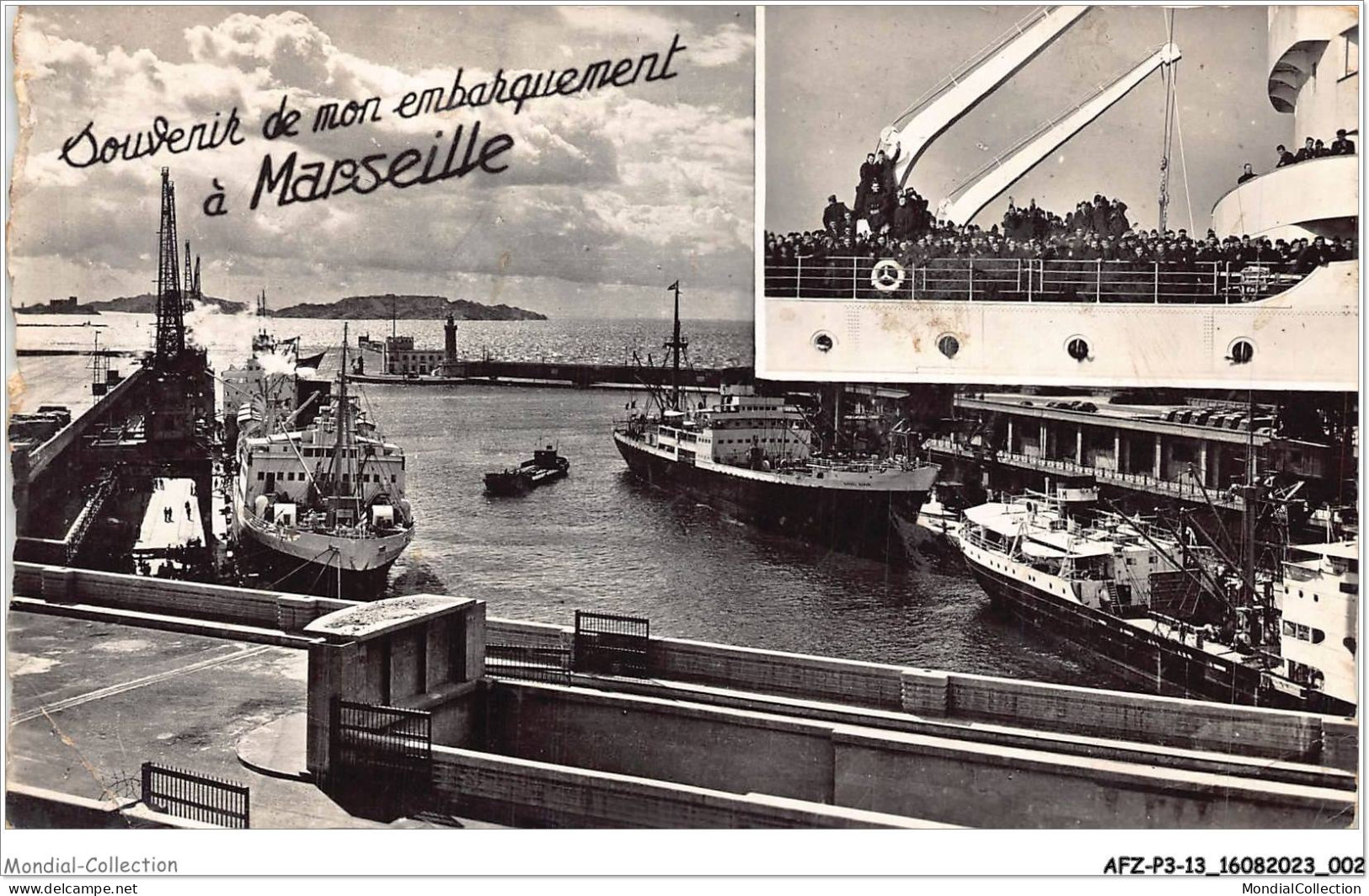 AFZP3-13-0175 - Le Carrefour Du Monde - MARSEILLE - Quai De La Joliette - Embarcadère - Joliette, Havenzone