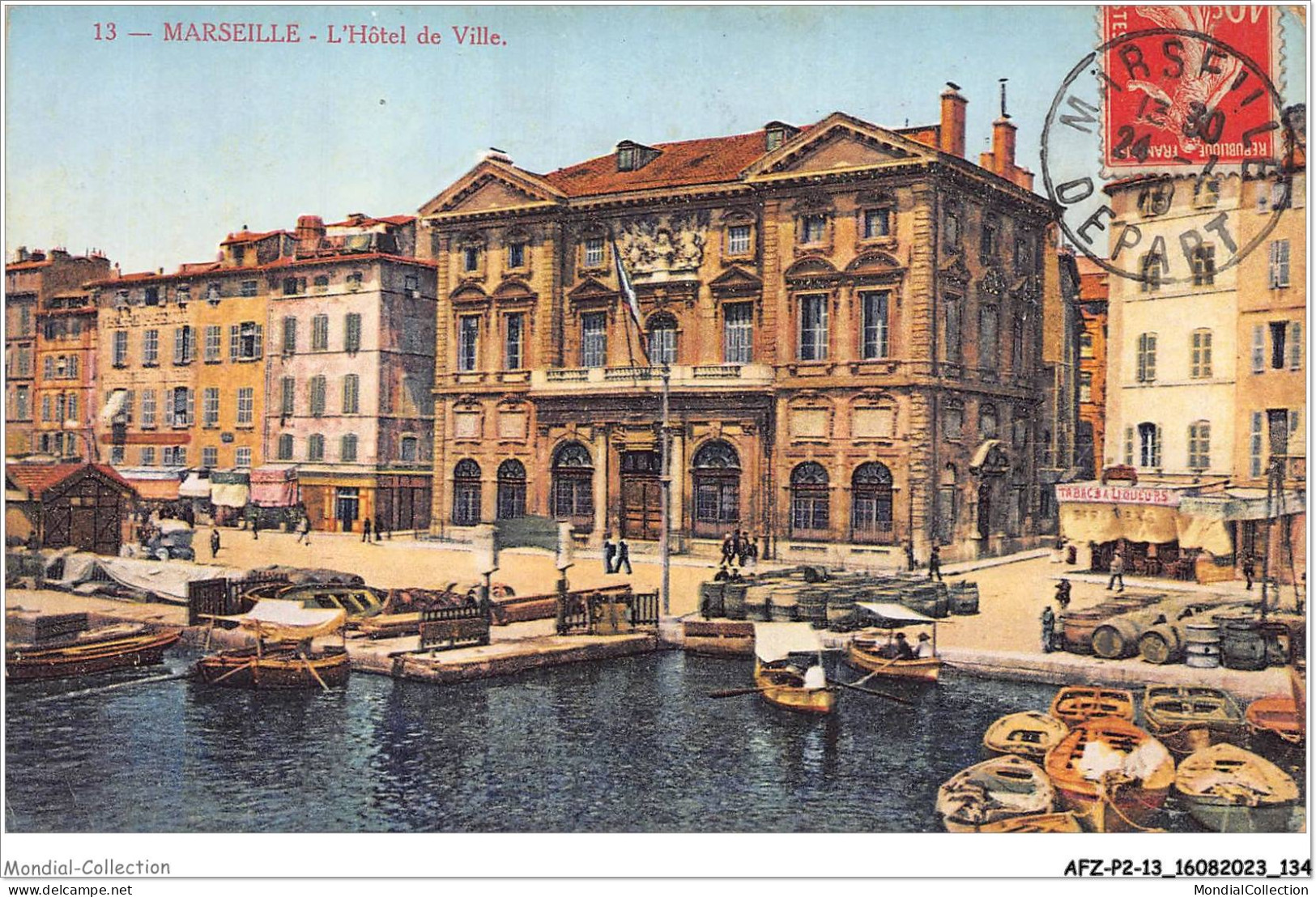 AFZP2-13-0151 - MARSEILLE - L'hôtel De Ville - The Canebière, City Centre