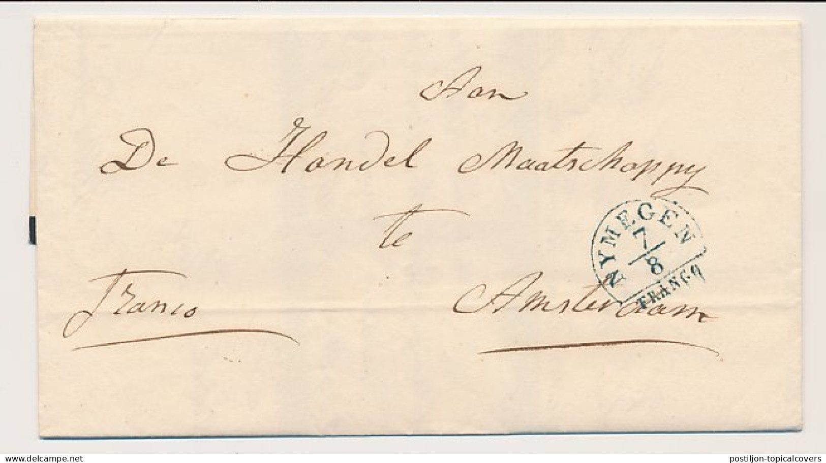 Distributiekantoor Appeltern - Nijmegen - Amsterdam 1845 - ...-1852 Prephilately