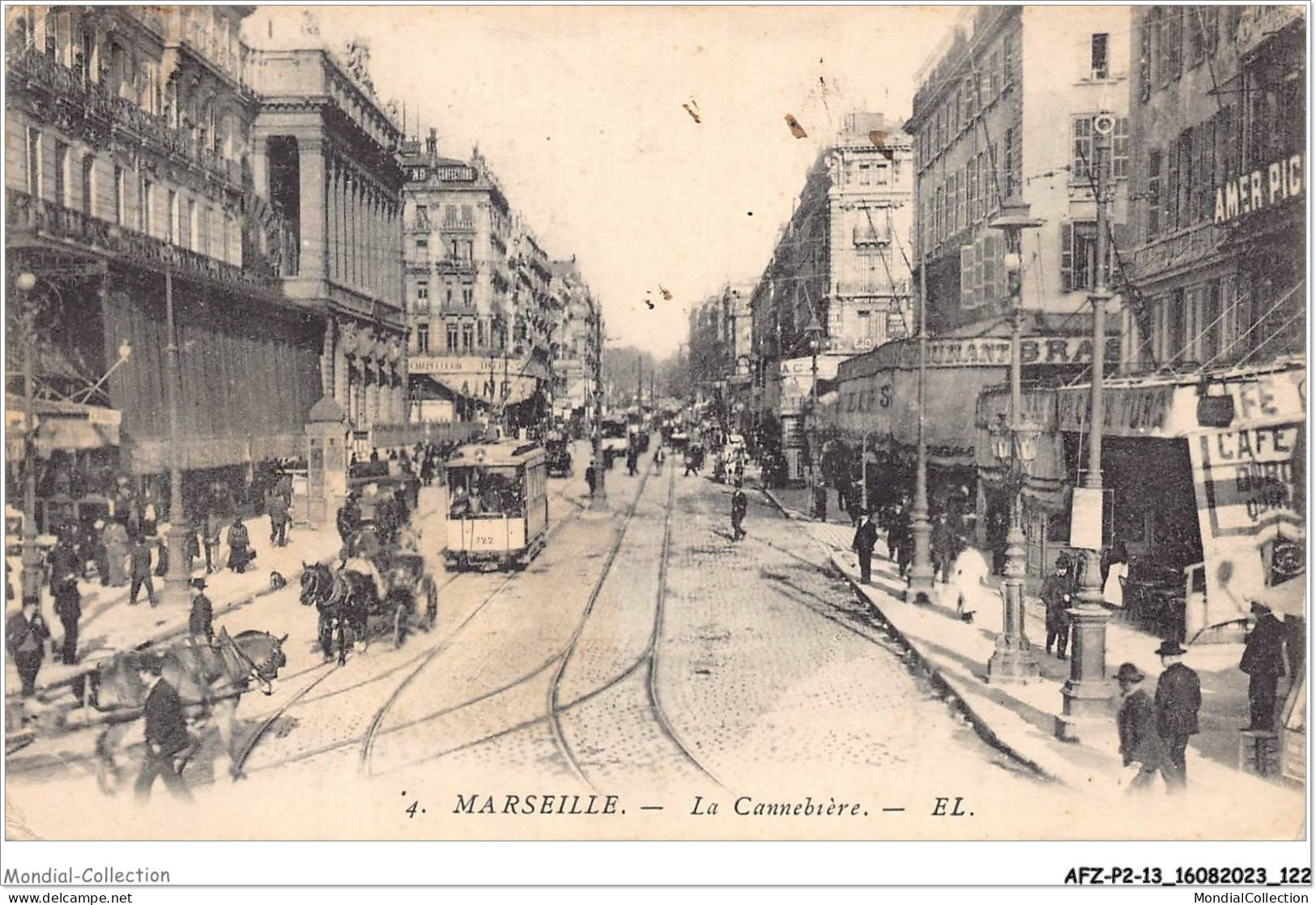 AFZP2-13-0145 - MARSEILLE - La Cannebière - The Canebière, City Centre