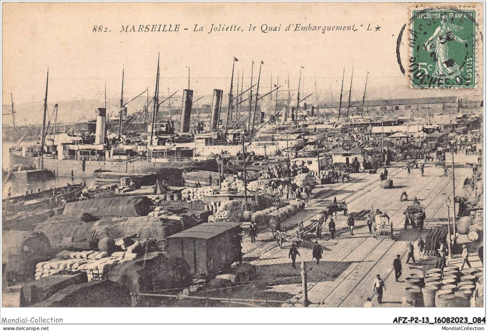 AFZP2-13-0126 - MARSEILLE - La Joliette - Le Quai D'embarquement - Joliette, Port Area