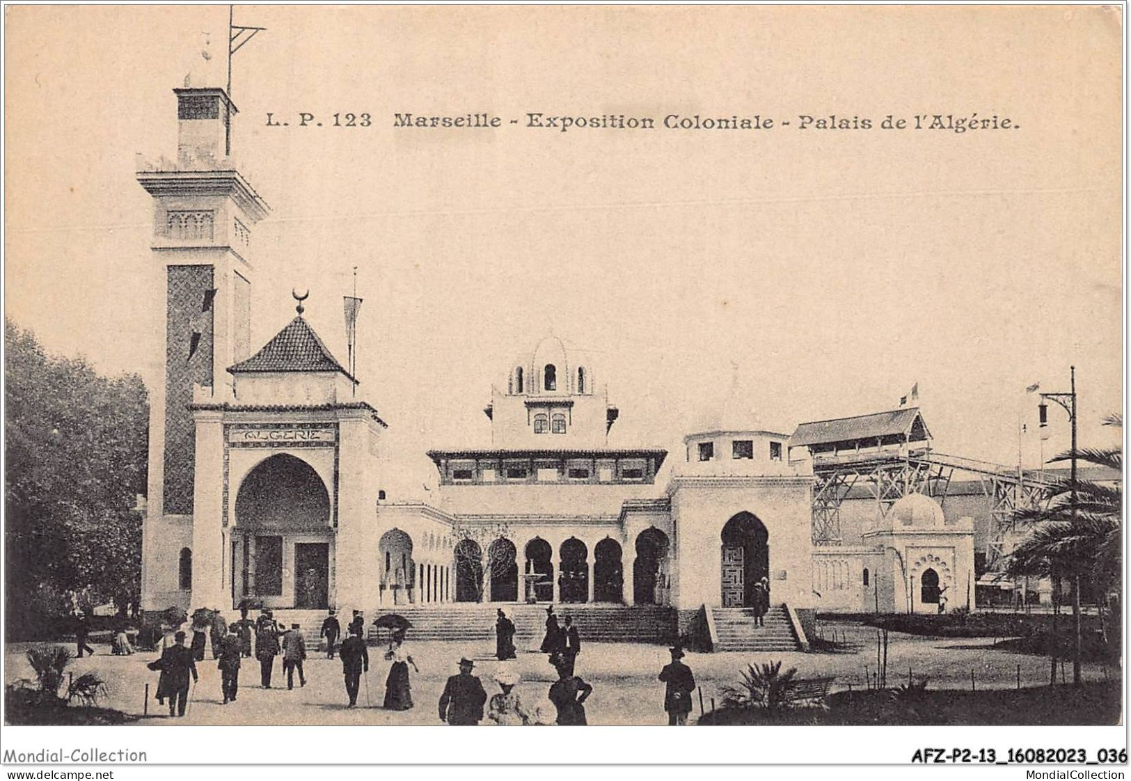 AFZP2-13-0102 - MARSEILLE - Exposition Coloniale - Palais De L'algérie - Colonial Exhibitions 1906 - 1922