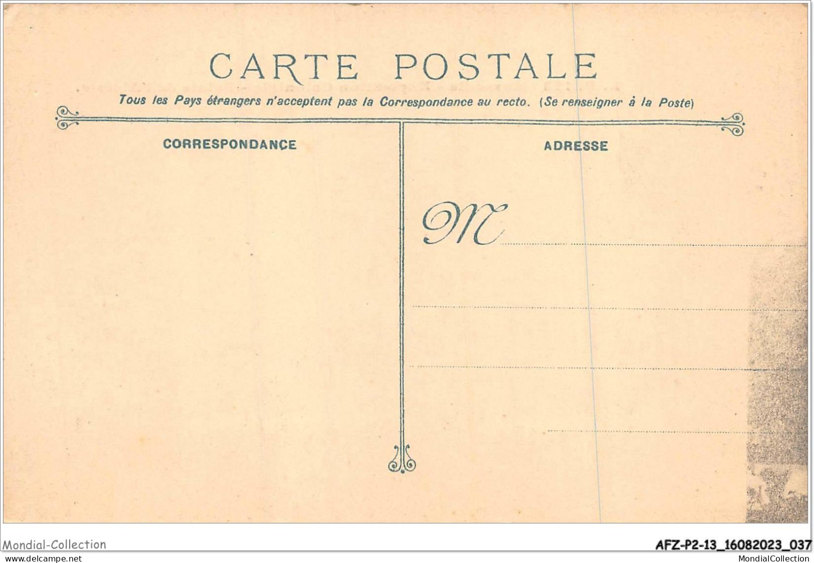 AFZP2-13-0102 - MARSEILLE - Exposition Coloniale - Palais De L'algérie - Expositions Coloniales 1906 - 1922
