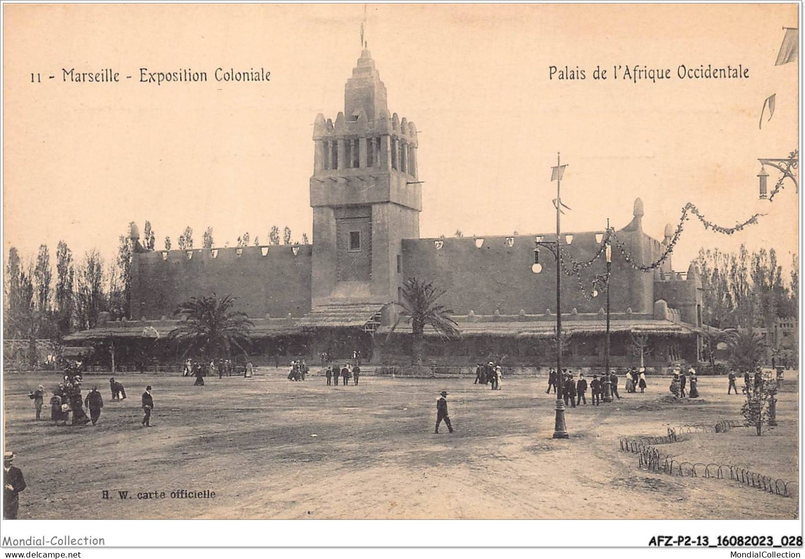 AFZP2-13-0098 - MARSEILLE - Exposition Coloniale - Palais De L'afrique Occidentale - Colonial Exhibitions 1906 - 1922