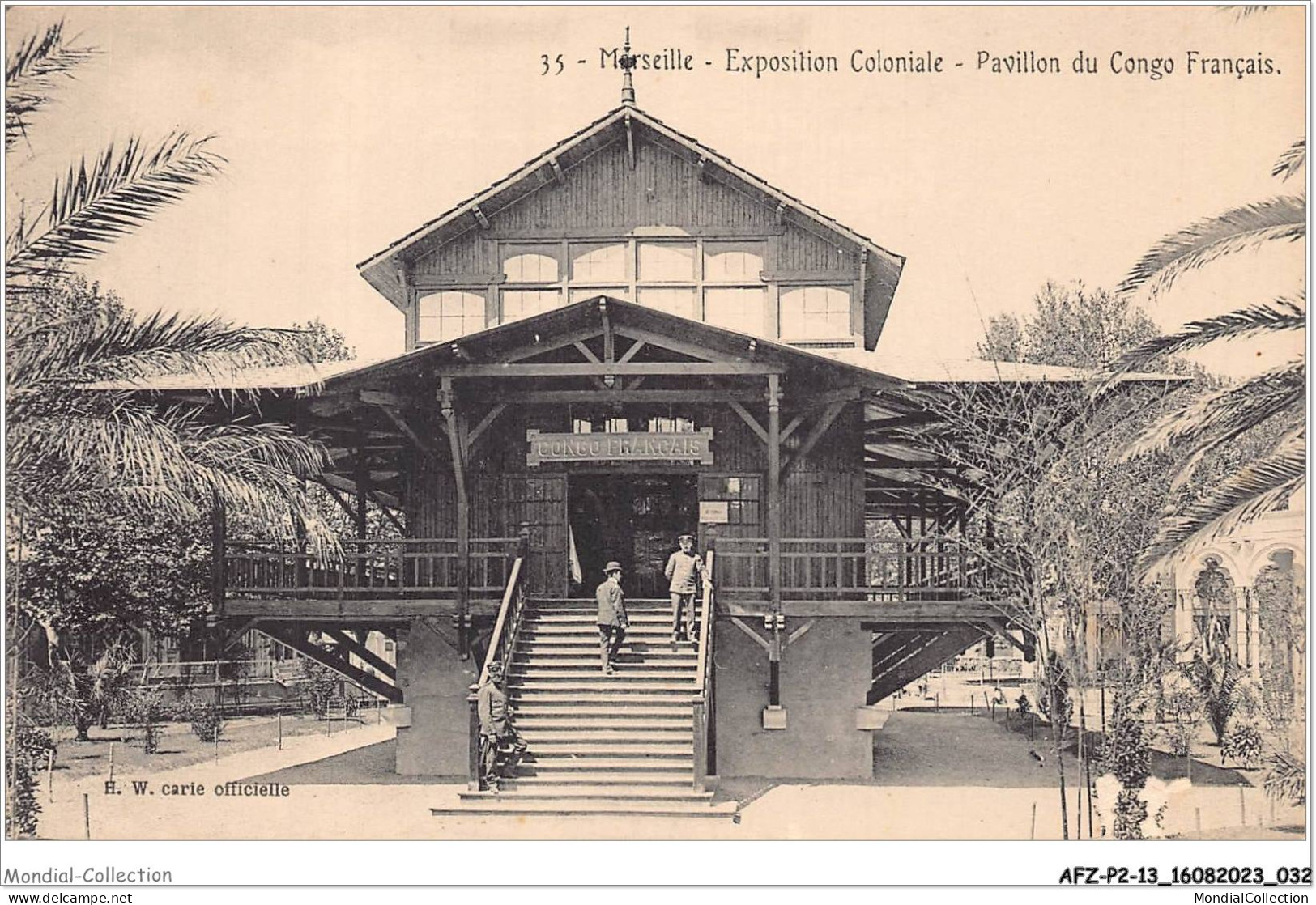 AFZP2-13-0100 - MARSEILLE - Exposition Coloniale - Pavillon Du Congo Français - Colonial Exhibitions 1906 - 1922