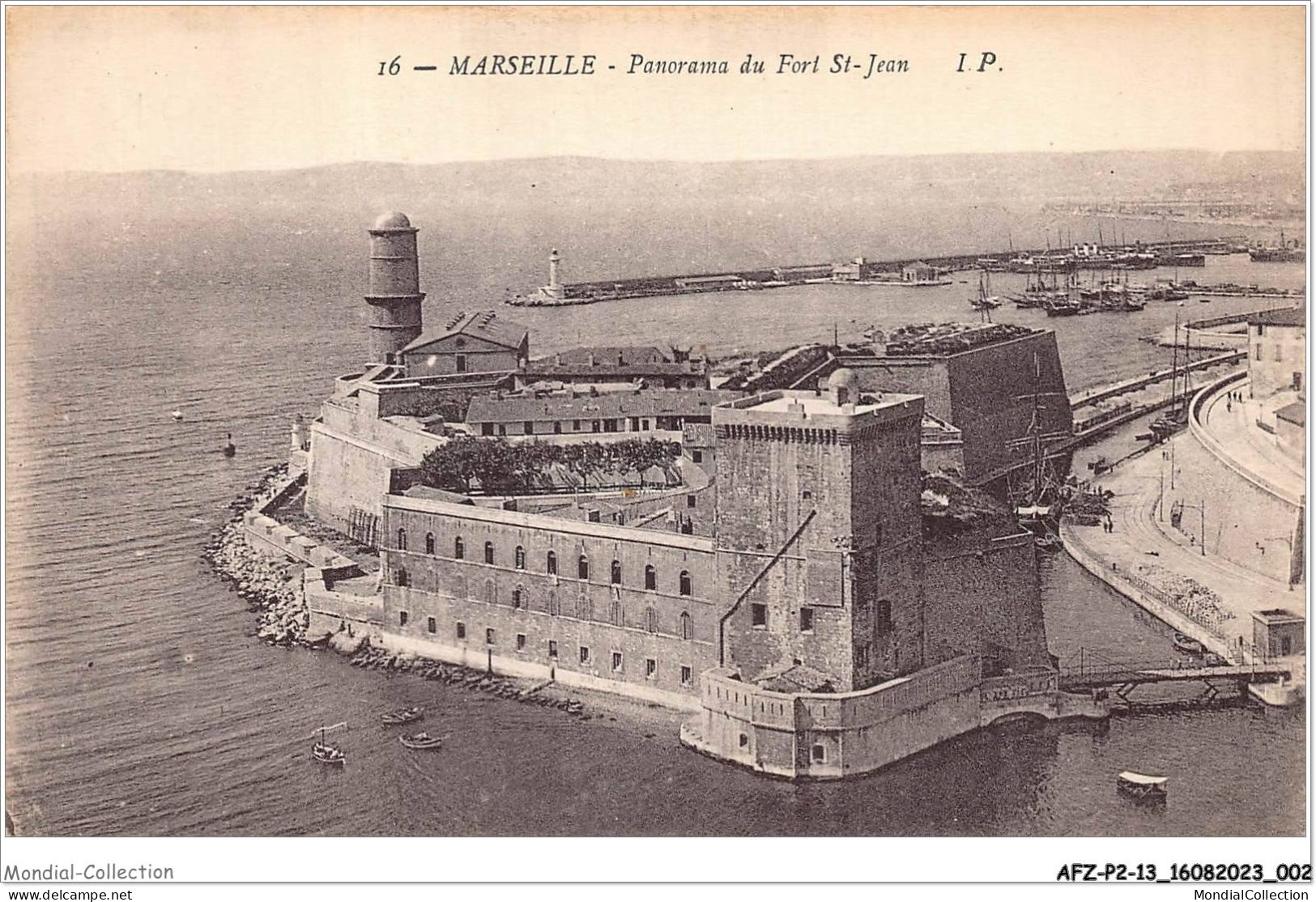 AFZP2-13-0085 - MARSEILLE - Panorama Du Fort St-jean  - Joliette, Hafenzone