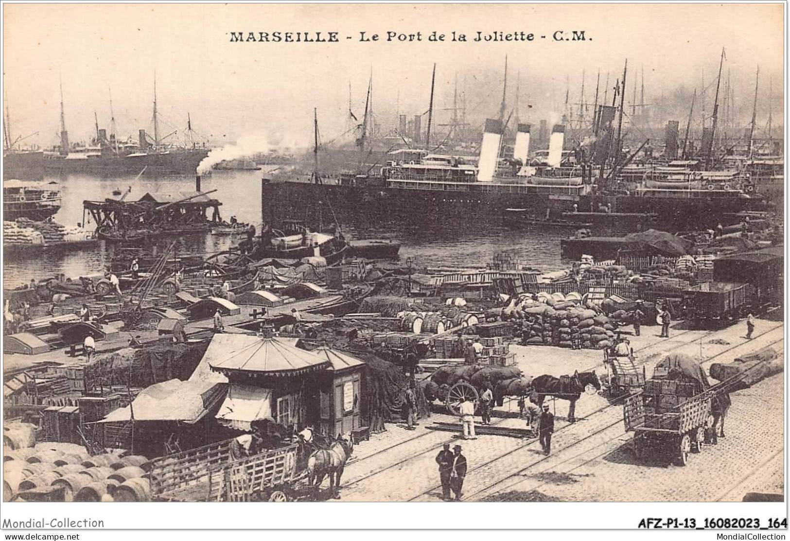 AFZP1-13-0083 - MARSEILLE - Le Port De La Joliette  - Joliette, Zone Portuaire
