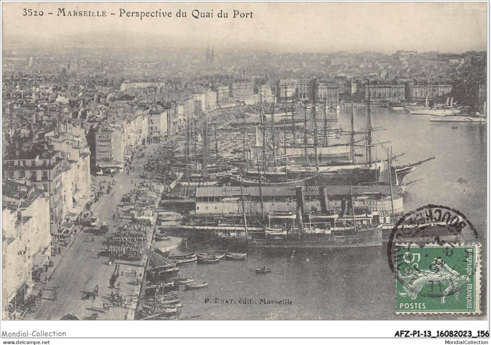 AFZP1-13-0079 - MARSEILLE - Perspective Du Quai Du Port - Old Port, Saint Victor, Le Panier