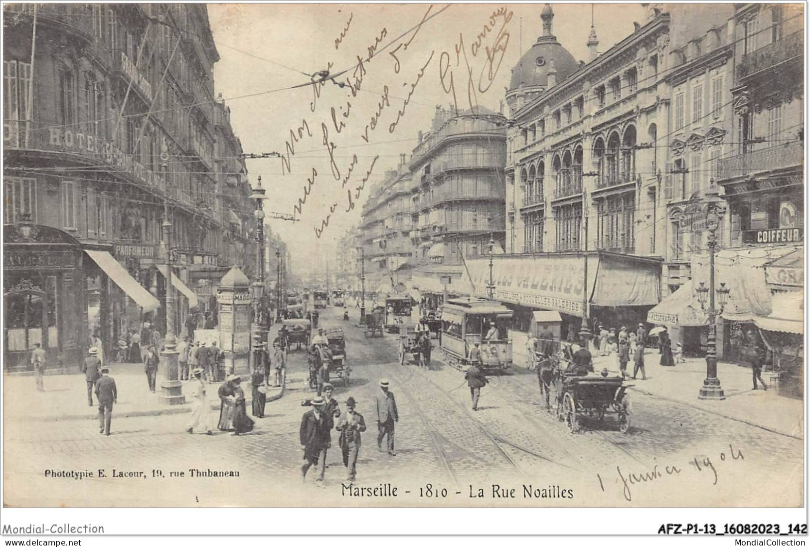 AFZP1-13-0072 - MARSEILLE - 1810 - La Rue Noailles - The Canebière, City Centre