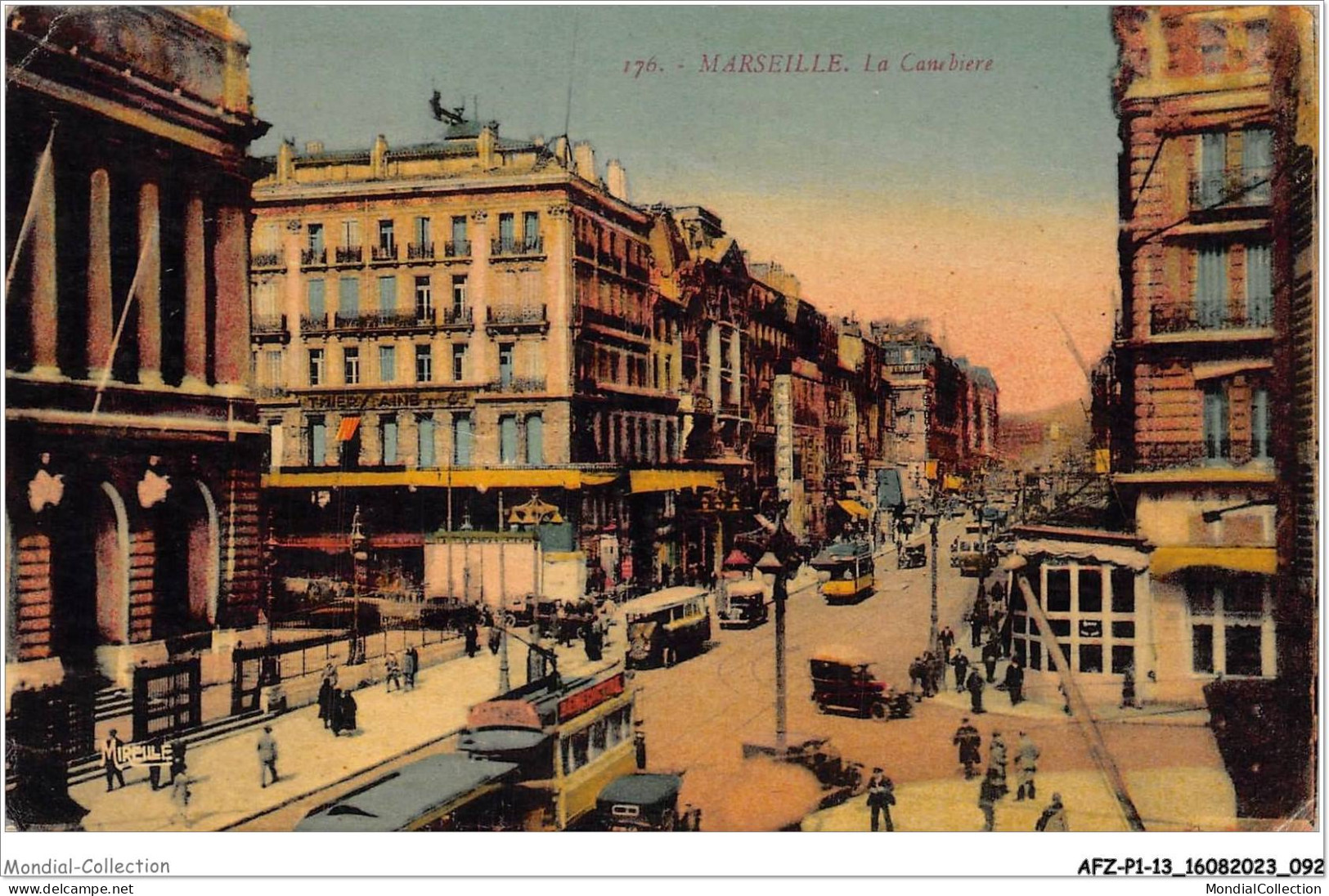 AFZP1-13-0047 - MARSEILLE - La Cannebière  - The Canebière, City Centre