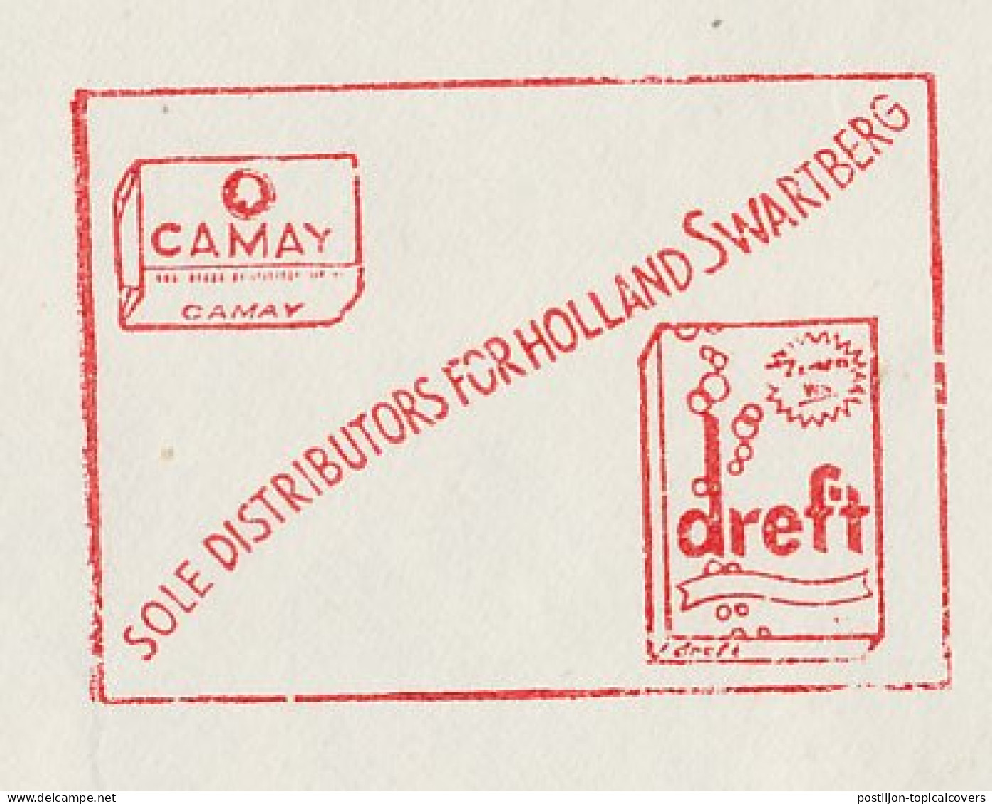 Meter Cover Netherlands 1958 Dreft - Washing Powder - Camay - Soap - Tessili